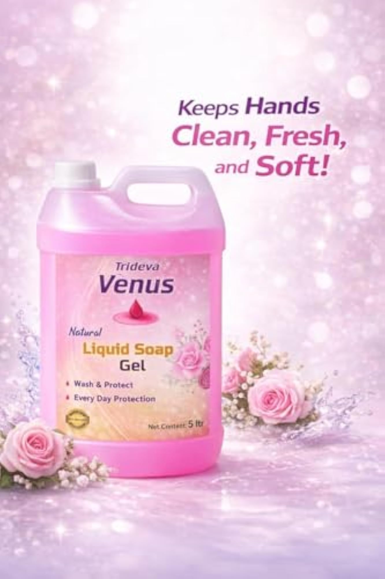 VENUS Hand Wash Liquid 5L (Pack of 2)